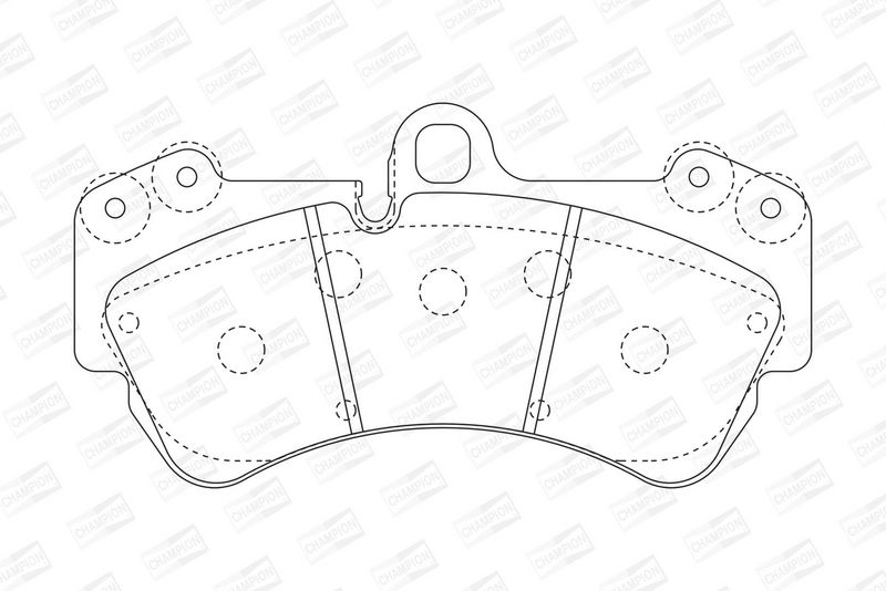 CHAMPION Plaquettes de frein à disque 573376CH