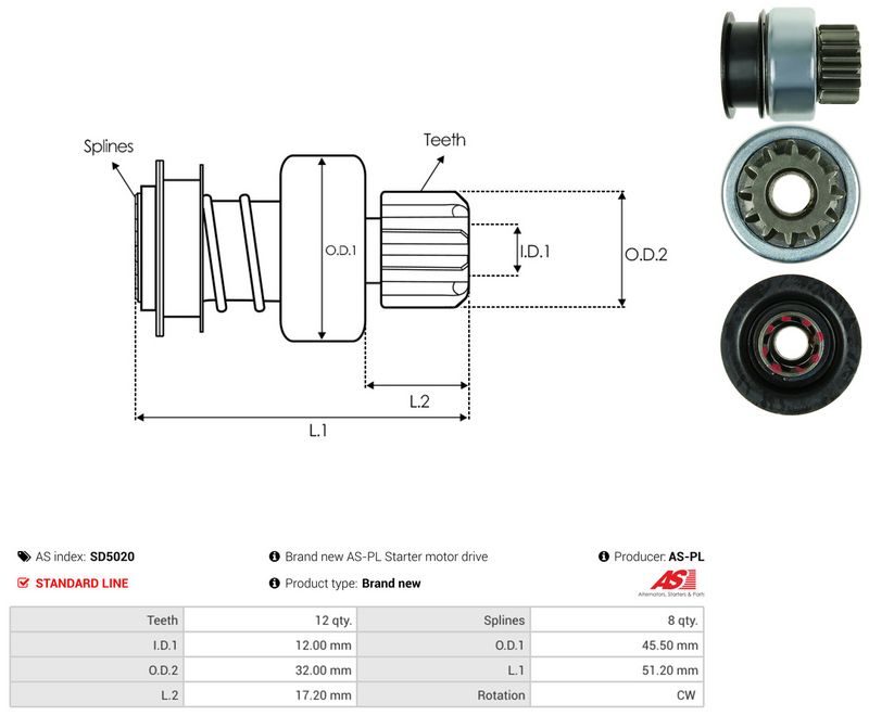 Vabajooks, starter, AS-PL SD5020