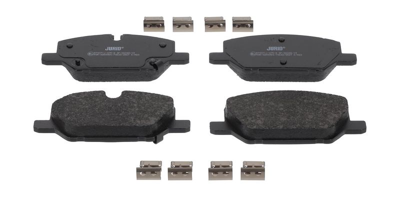 set placute frana,frana disc JURID 574071J