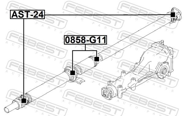 Suspensión, árbol de transmisión