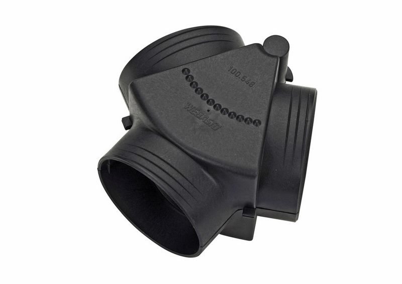 Canal de aer WEBASTO Distributor Y-unit 80/80/80, plastic, black 1319212A