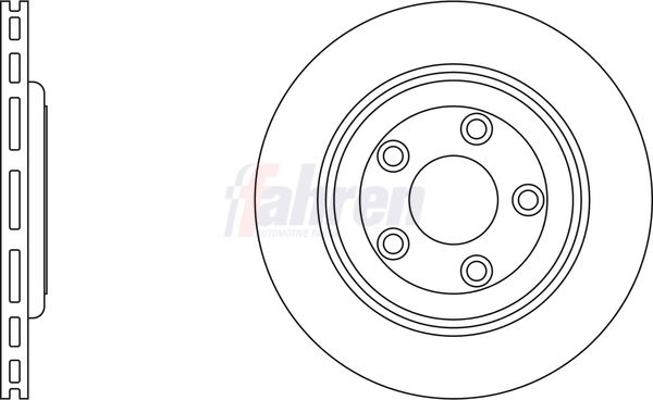 Fahren Brake Disc FBD6214