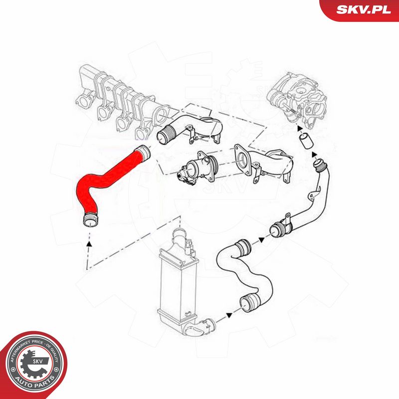 ESEN SKV 43SKV301 Charge Air Hose
