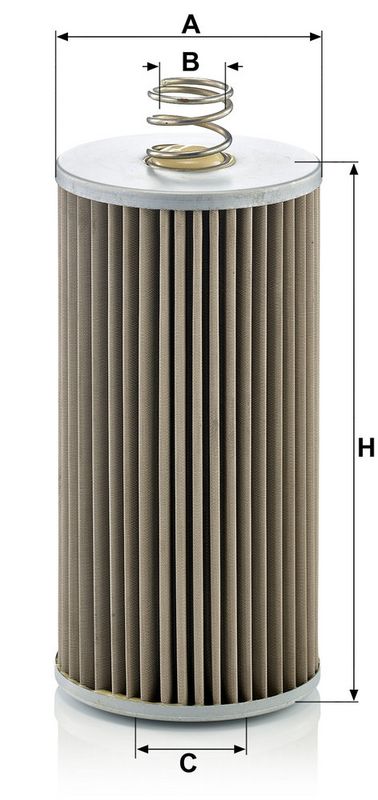 Hydraulisch filter (patroon) past: CLAAS 4500, 5000  LANDINI 10000, 10000 S2, 10000 S4, 12500 DT, 5860, 6060, 6860, 6880, 7860, 7860 HC, 7880, 7880 VM, 8880, 8880 HC, 9060, 9080 HC, 9880 HC, 100