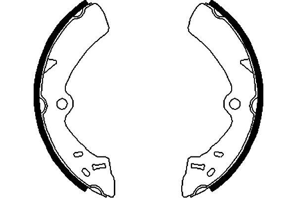 KAVO PARTS fékpofakészlet BS-8902