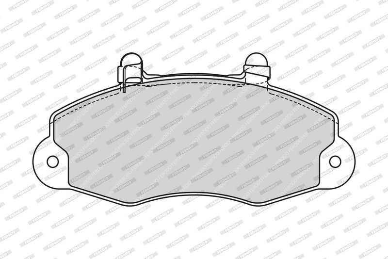 FERODO Plaquettes de frein à disque FVR1338