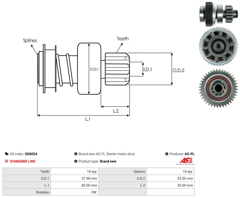 Vabajooks, starter, AS-PL SD6024