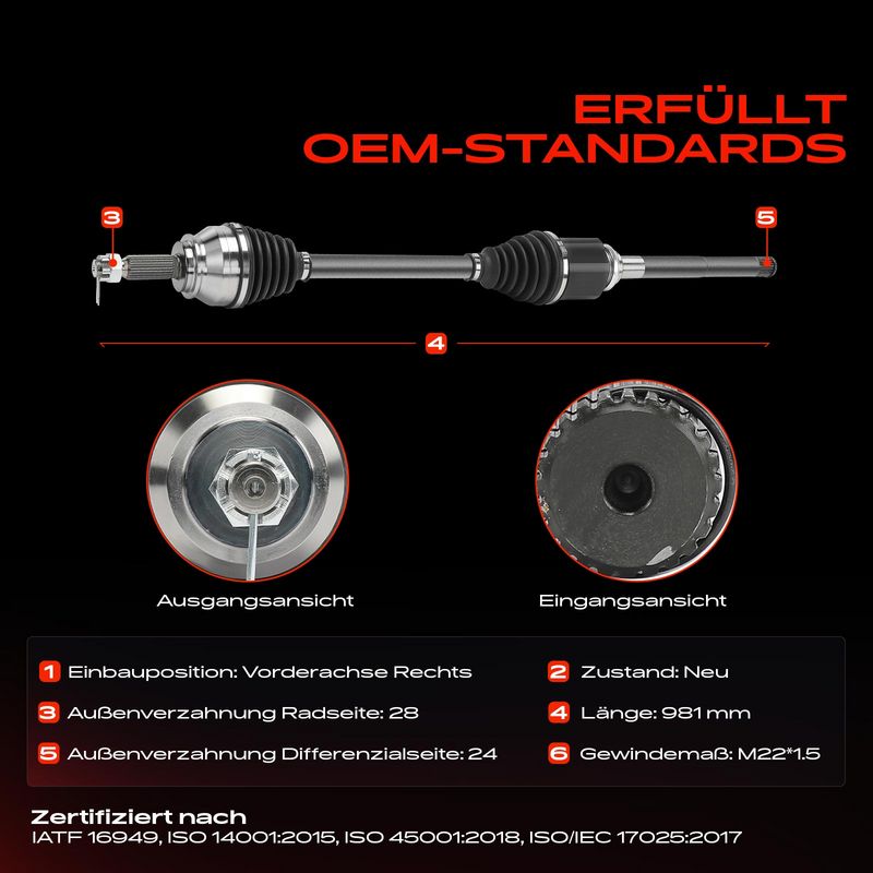Frankberg 5481FB0045119 Drive Shaft